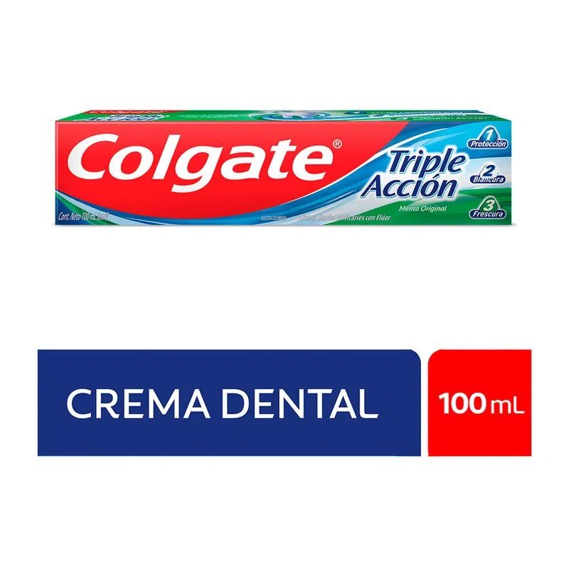 Crema Dental Colgate Triple Accion 100 Ml
