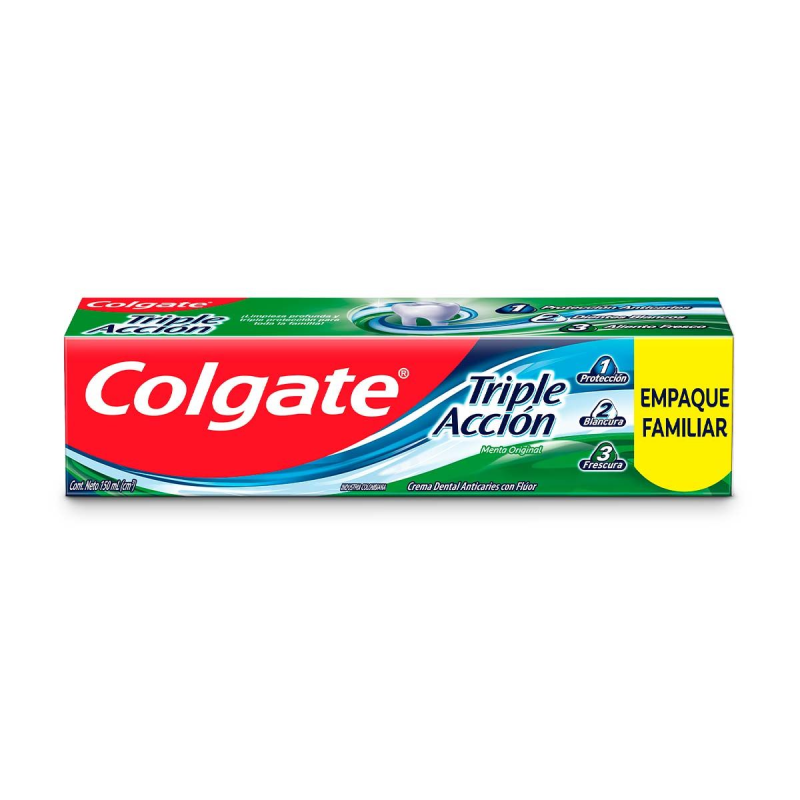 Crema Dental Colgate Triple Accion 150 Ml