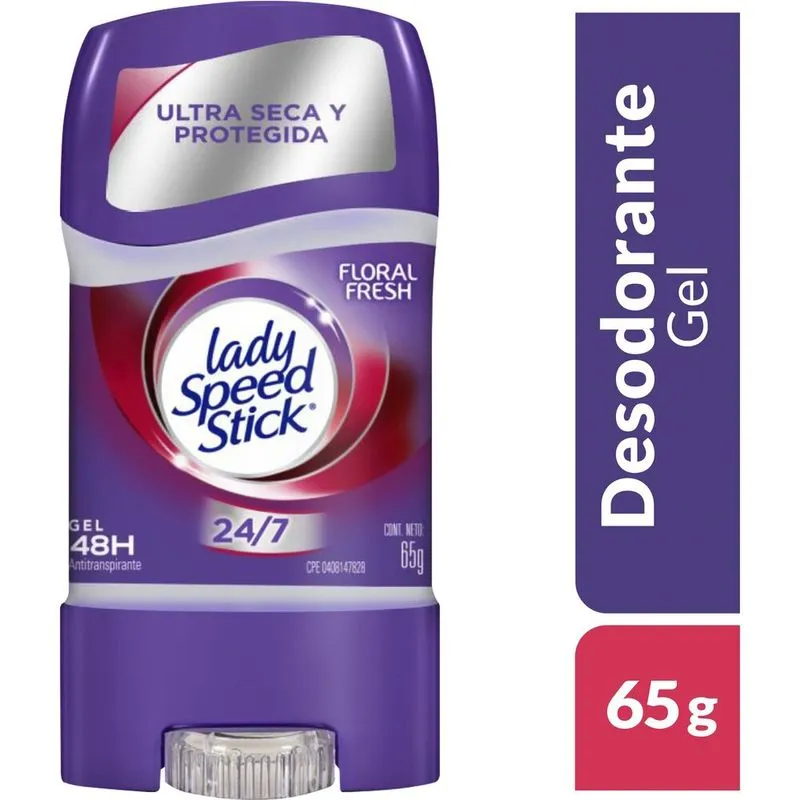 Desodorante Lady Speed Stick 65g Gel Floral-fresh