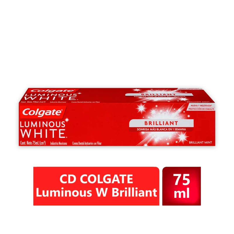 Crema Dental Colgate Luminous White 75 Ml