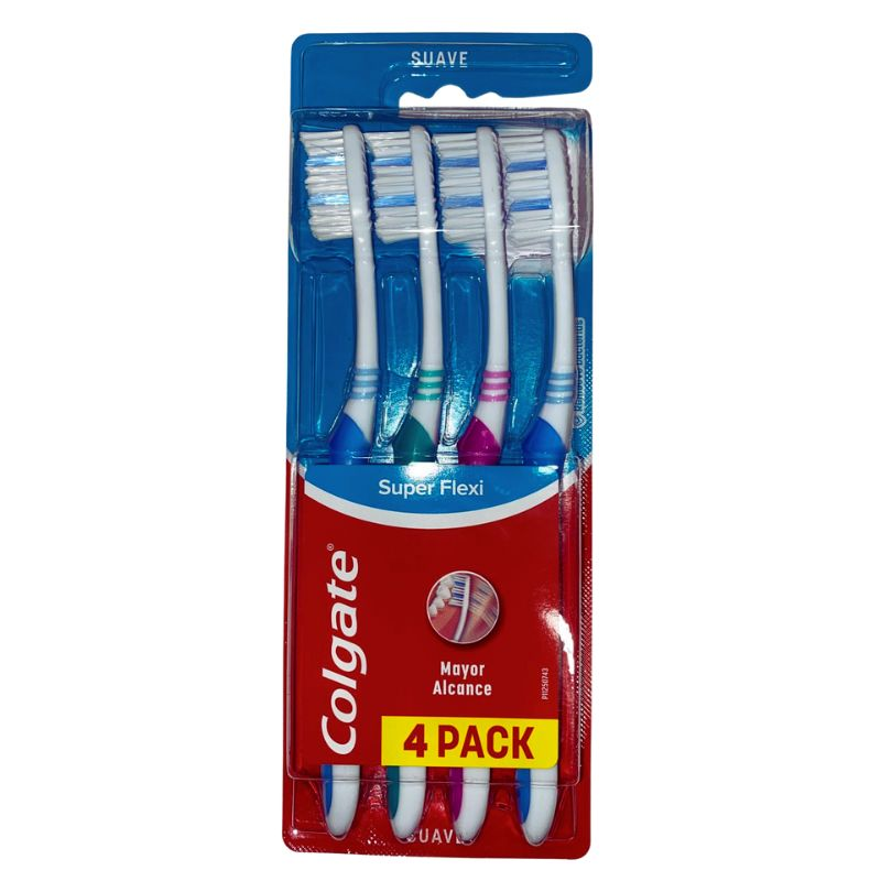 Cepillo Dental Colgate Super Flexi 4 Und