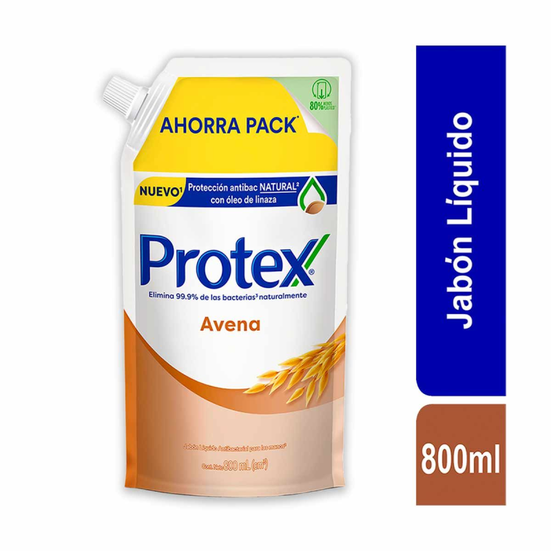 Jabon Liquido Protex Avena 800 Ml