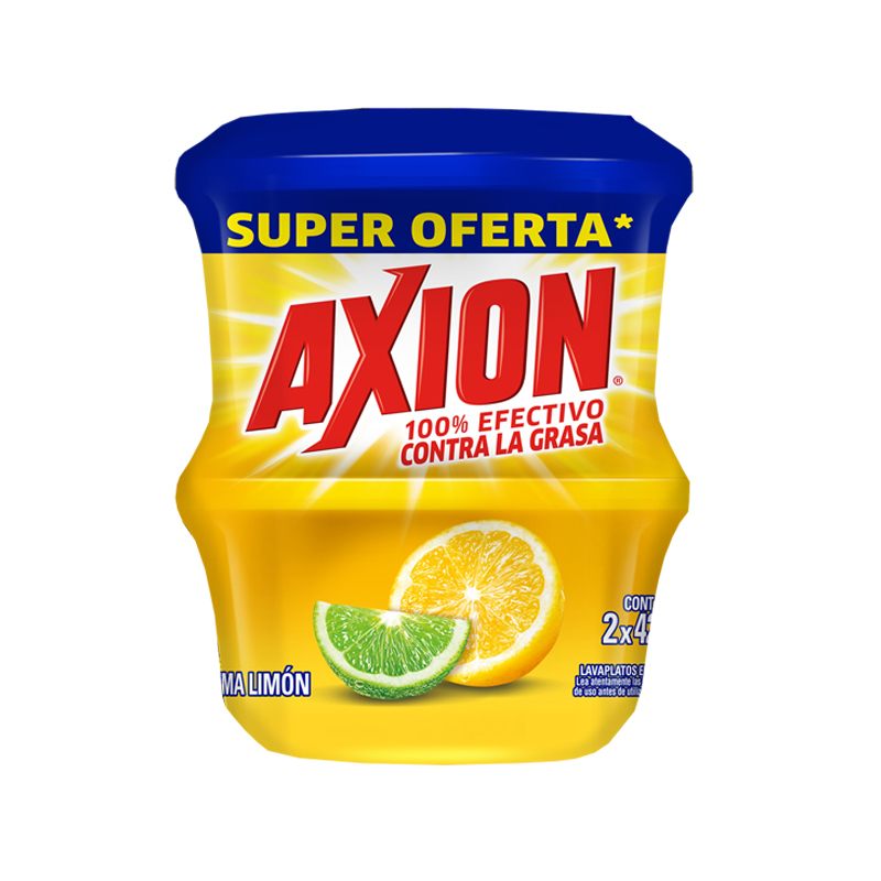 Lavaloza Axion Crema Lima Limon 2 Und 425 Gr