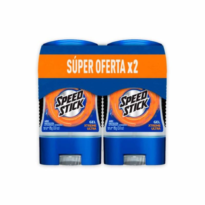 Desodorante Speed Stick Gel Stick Xtreme Ultra 2 Und 85 Gr
