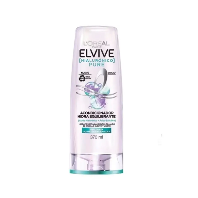 Acondicionador Elvive Hidra Hialuronico Purificacion 370 Ml