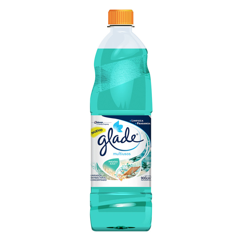 Limpia Piso Glade Paraiso Azul 900 Ml