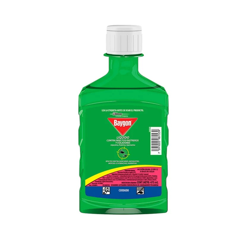 Insecticida Baygon X 475cc Liquido Volador Rastrero