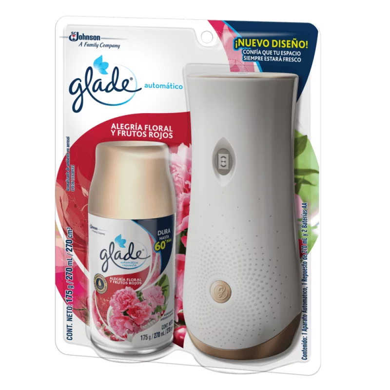 Ambientador Glade Automatico Alegria Floral 175 Gr