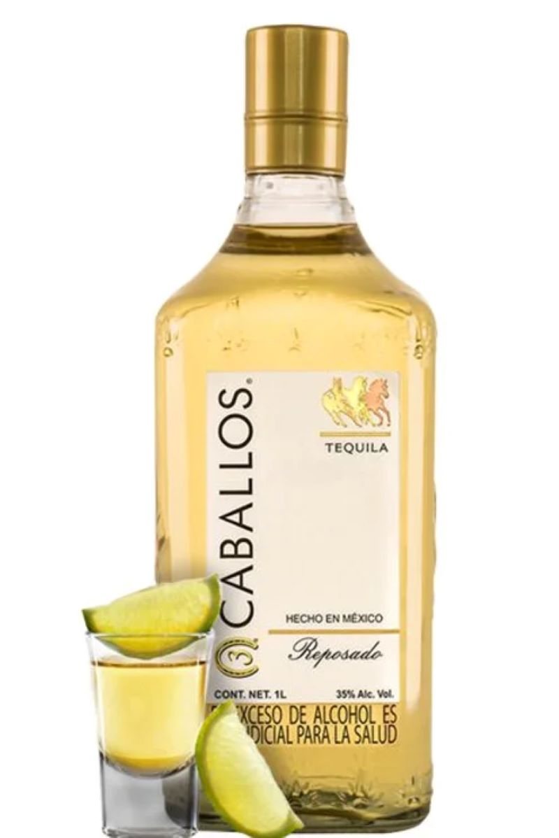 Tequila Caballos Gold 1000 Ml 1000