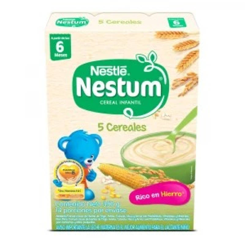 Cereal Nestle Nestum 5 Cereales 350 Gr