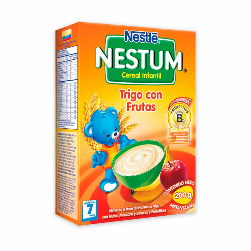 Cereal Nestle Nestum Trigo Con Frutas 200 Gr