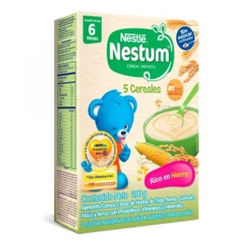 Cereal Nestle Nestum 5 Cereales 500 Gr