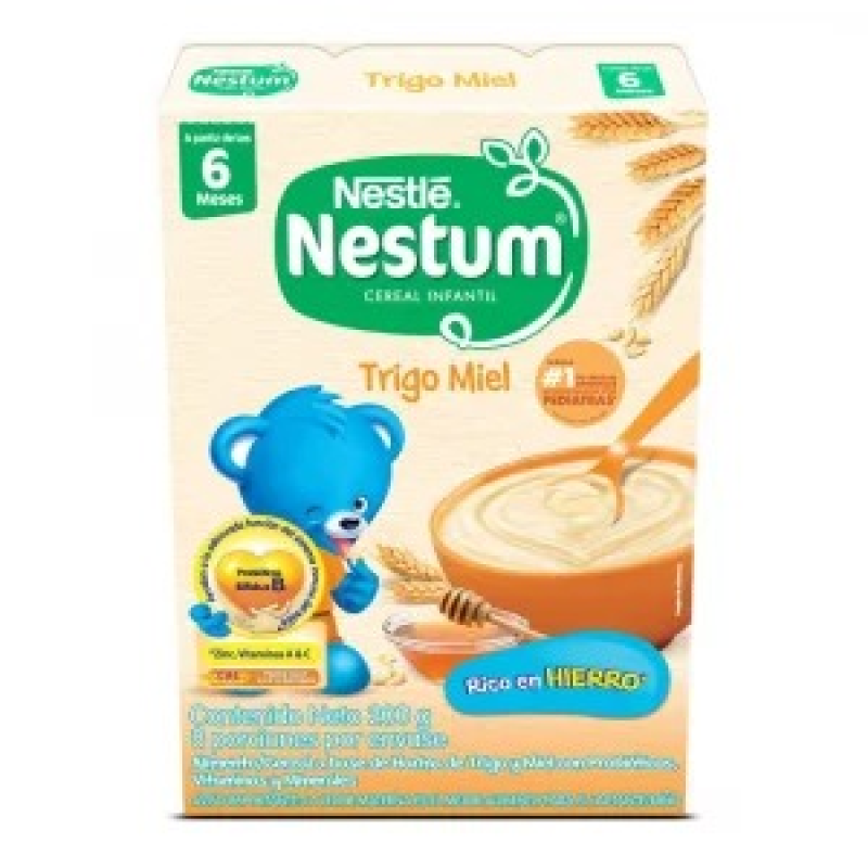 Cereal Nestle Nestum Trigo Miel 200 Gr