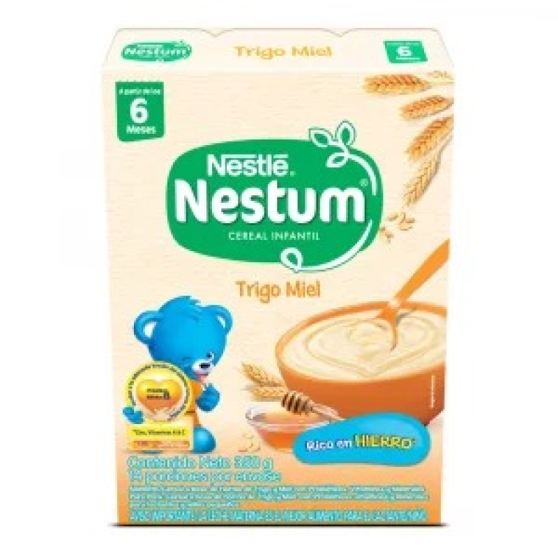 Cereal Nestle Nestum Trigo Miel 350 Gr