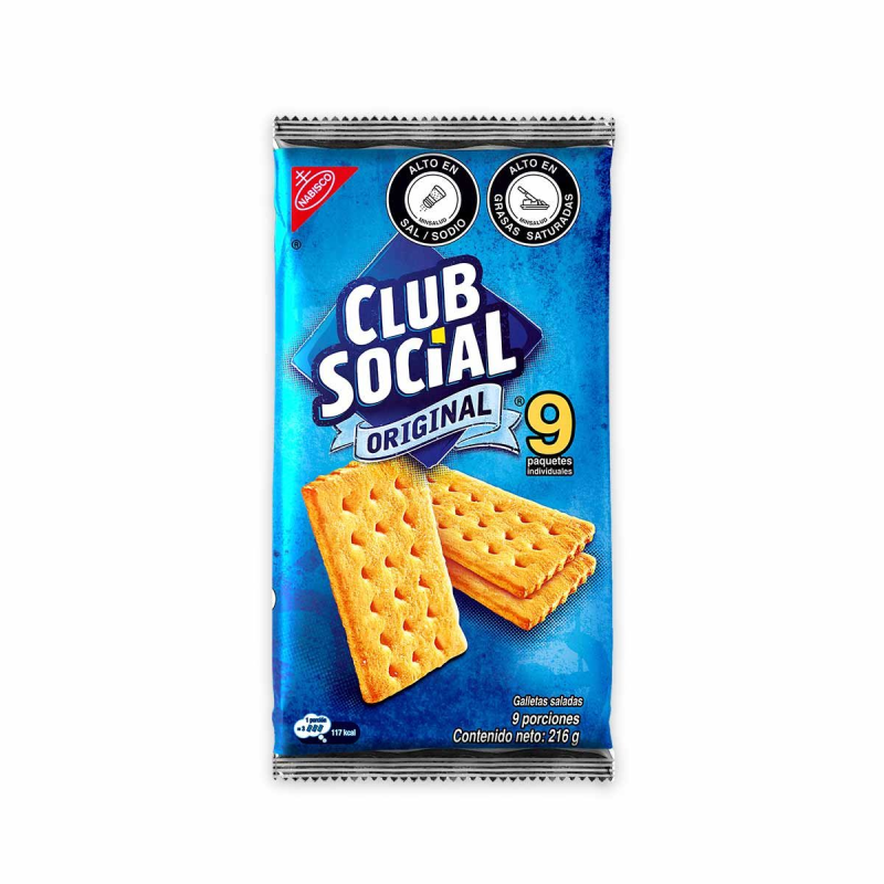 Galletas Club Social Original 9 Und 234 Gr