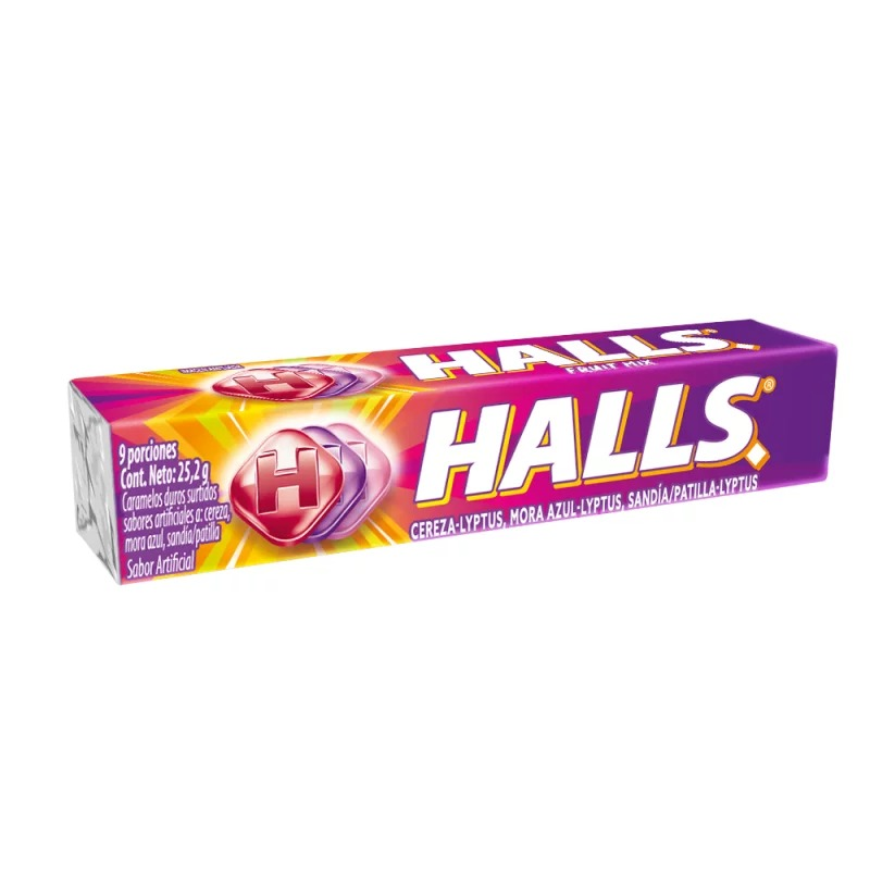 Menta Halls*25.2g*10und 9s Fruitmix
