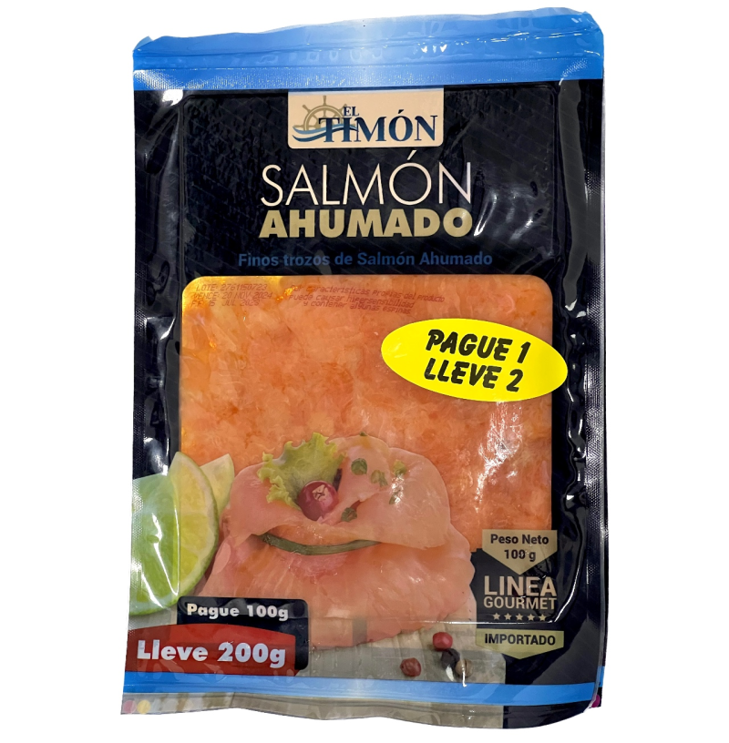 Trozo De Salmon Ahumado Ancla Y Viento 100 Gr