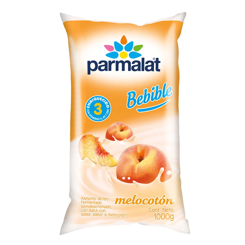 Yogurt Parmalat Melocoton 1000 Gr