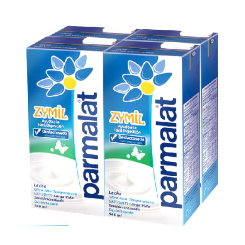 Leche Parmalat Uht Zymil 4 Und Tetrapack 946