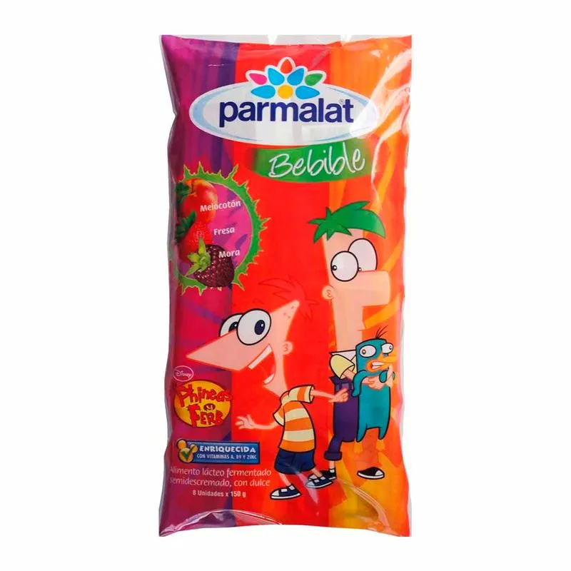 Alimento Lacteo Parmalat 8 Und 150 Gr