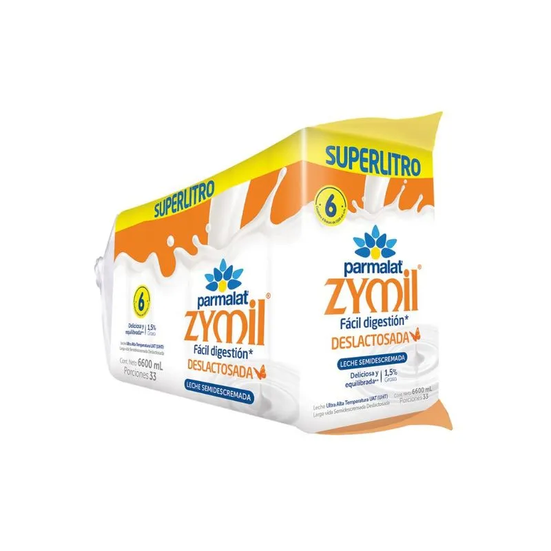 Leche Parmalat Zymil Deslact Bls 1100ml X 6 Und