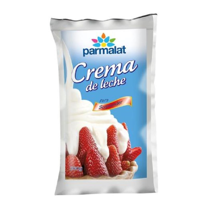 Crema De Leche Parmalat Semientera Bolsa 200 Ml