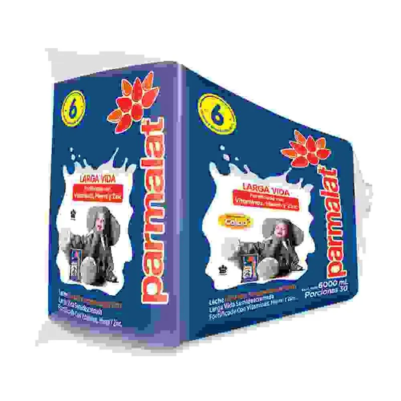 Leche Entera Parmalat Fortificada Fortificada 1000 X 6 Und