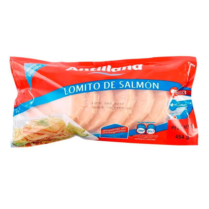 Lomito Salmon Antillana 454 Gr