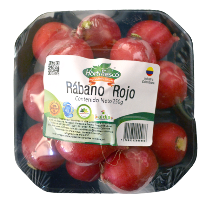 Rabano Hortifresco Rojo 250 Gr