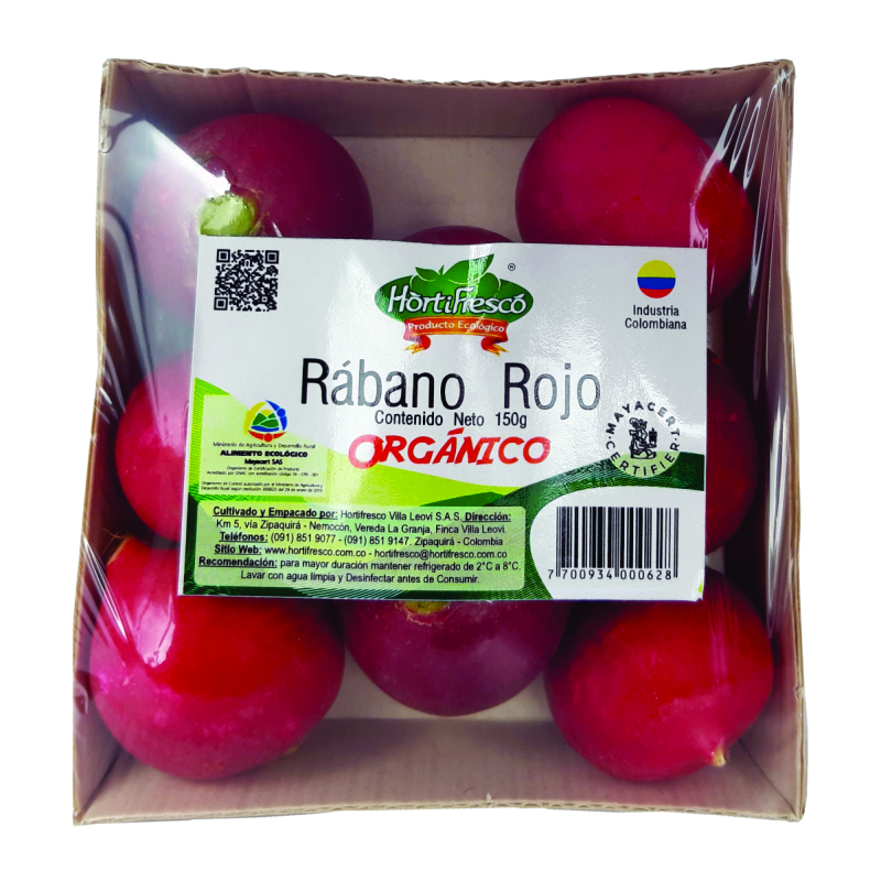 Rabano Hortifresco Rojo 150g