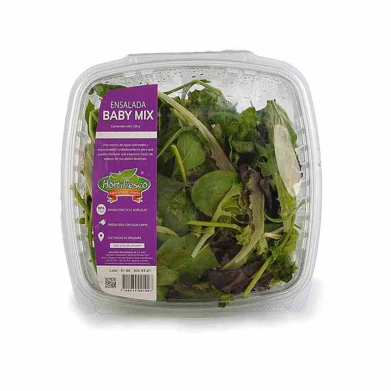 Ensalada Bandeja Hortifresco Baby Mix 150 Gr
