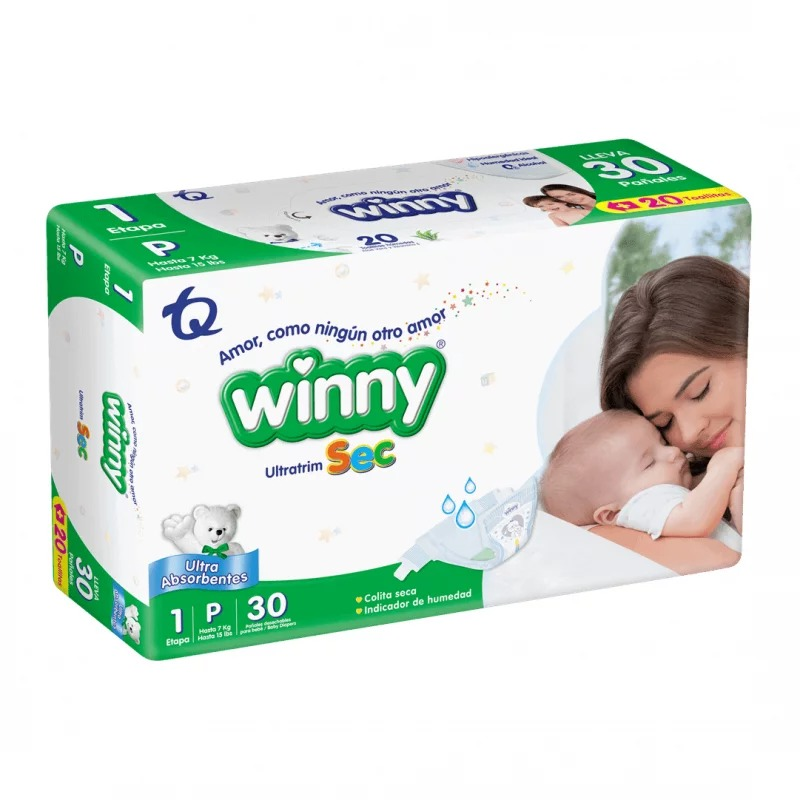 Panales Winny Etapa 1 30 Und + Toalla Humeda