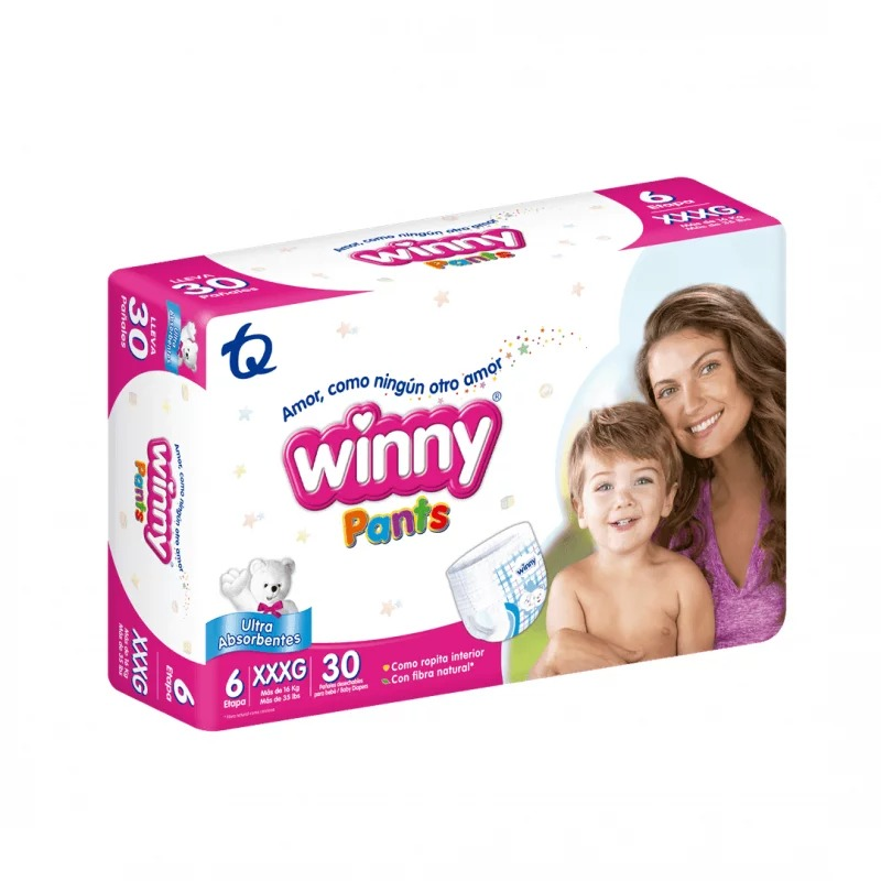 Panales Winny Pants Etapa 6 30 Und