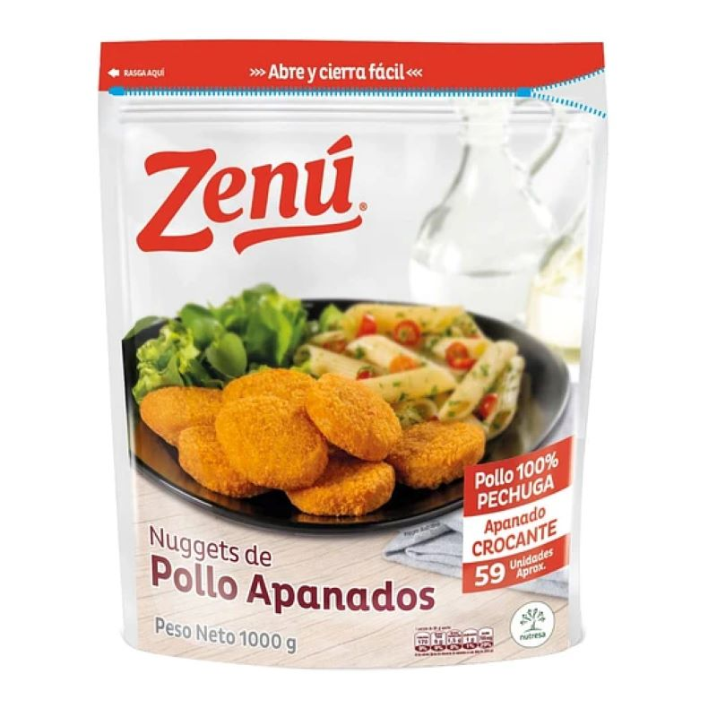 Nuggets Zenu Pollo Apanado 1kg