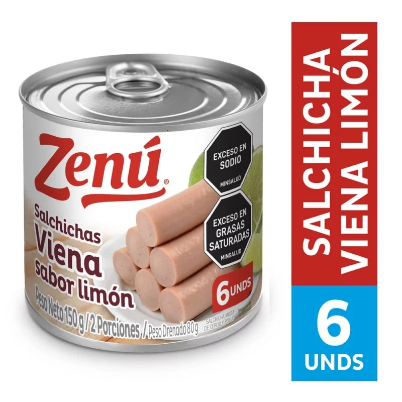 Salchicha Viena Zenu X150g