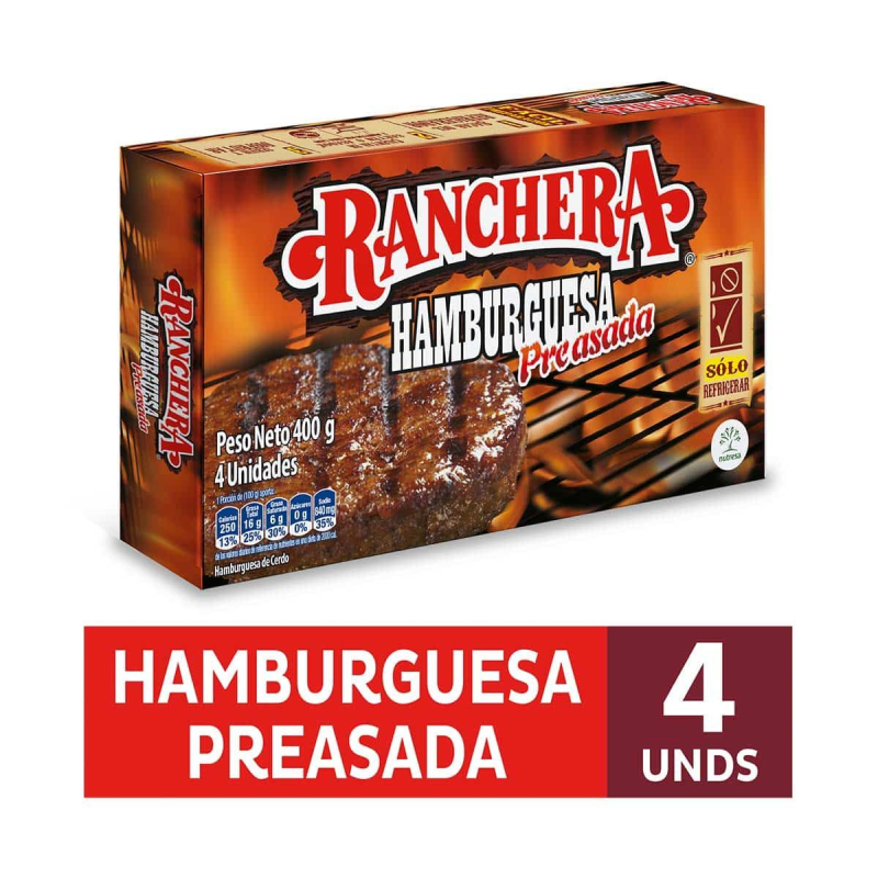 Hamburguesa Ranchera 400