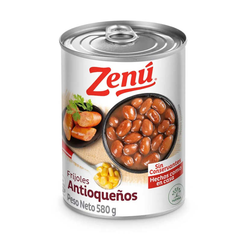 Frijol Zenu Antioqueno 580 Gr