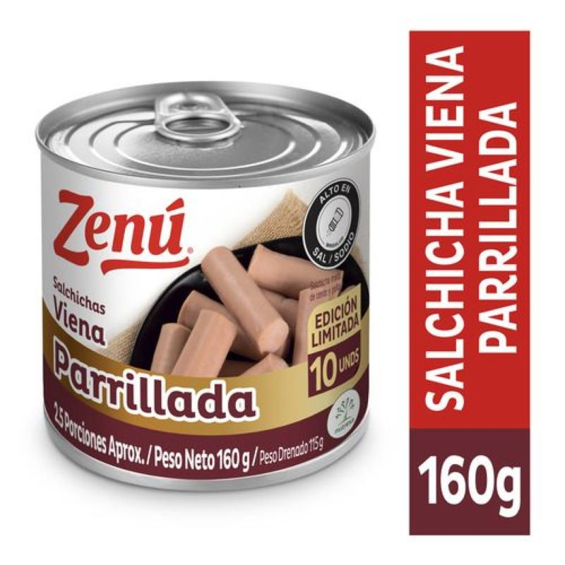 Salchichon Viena Parrilla 160g