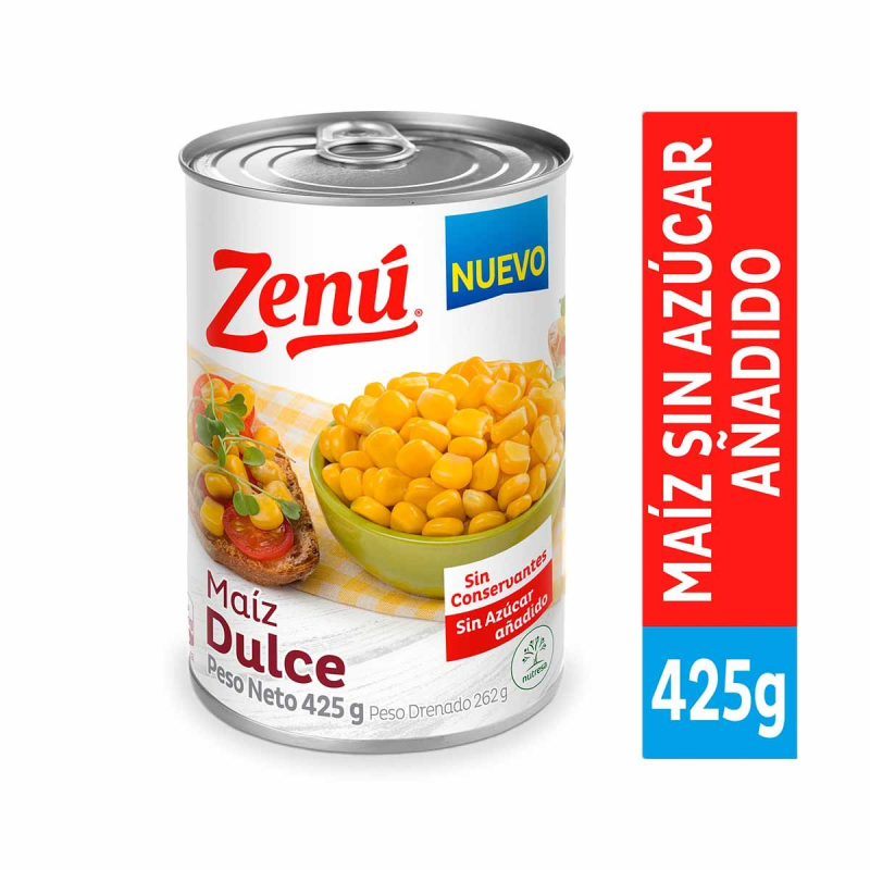 Maiz Zenu Dulce 425 Gr