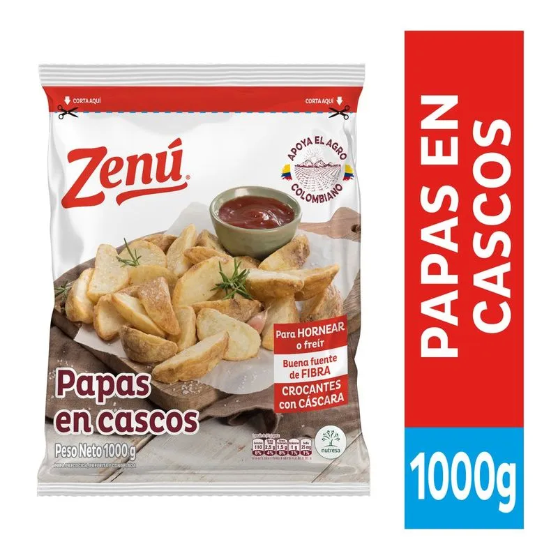 Papas En Casco Zenu Zenu 1000 Gr