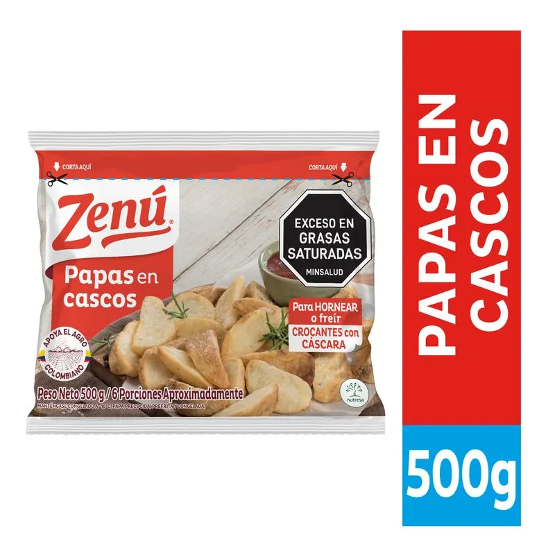 Papas En Casco Zenu Zenu 500 Gr