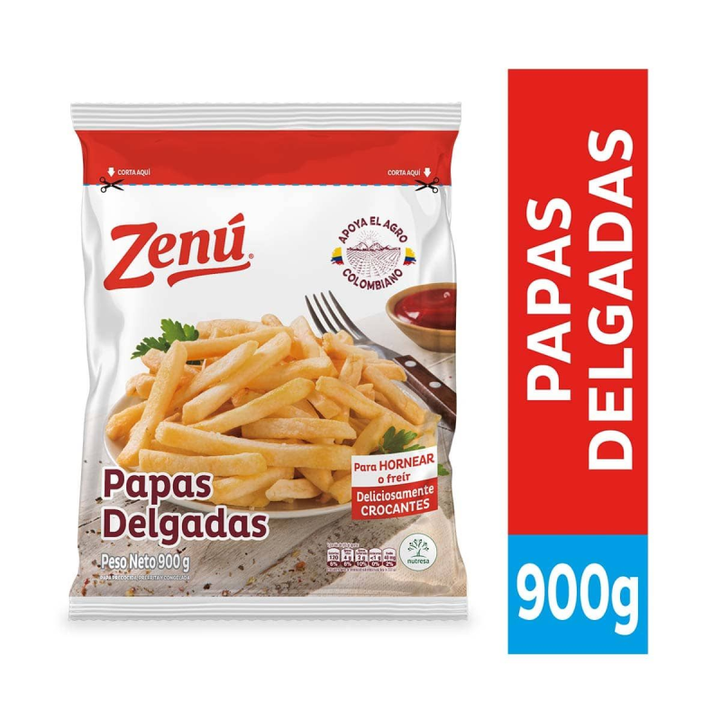 Papas Zenu Delgadas 900 Gr