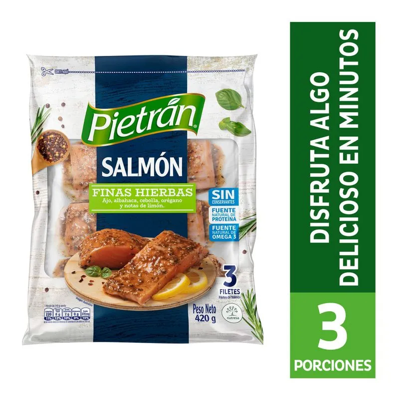 Pescado Pietran Finas Hierbas 420 Gr