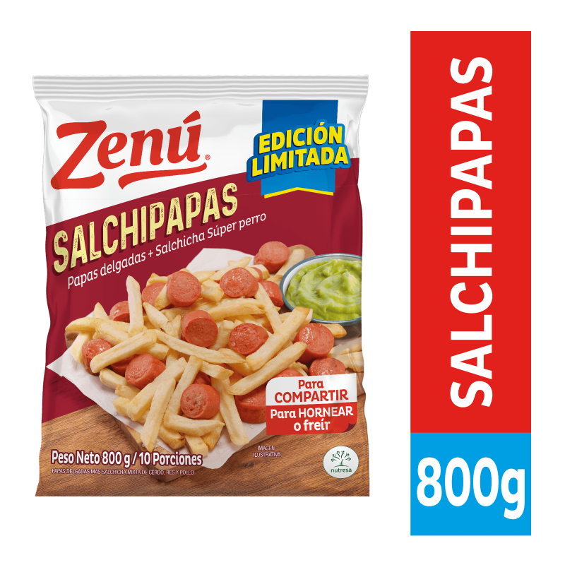 Salchipapa Zenu 800 Gr