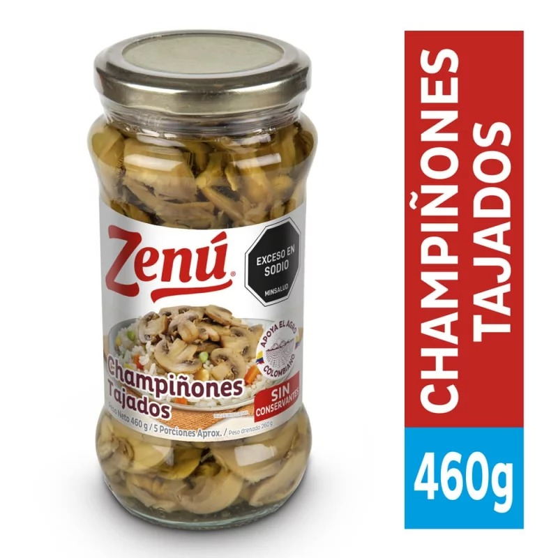 Champinones Zenux360g Tajado