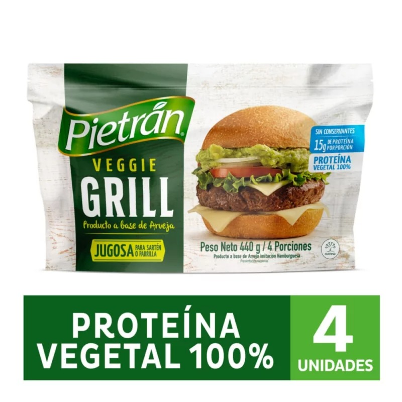 Hamburguesa Pietranx440g Veggie Grill