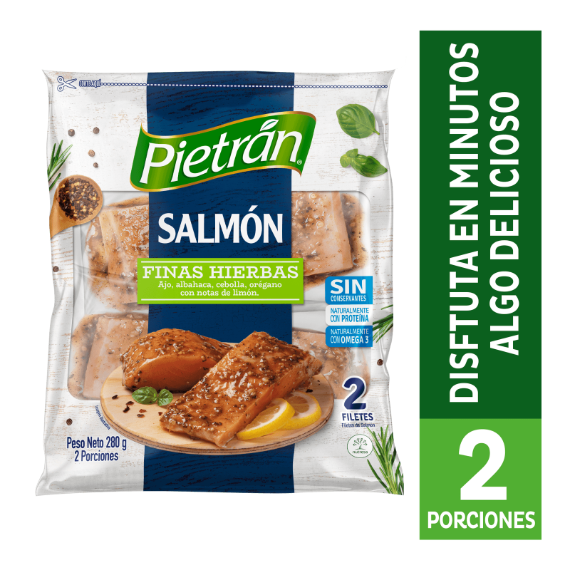 Salmon Pietran Finas Hierbas 280 Gr