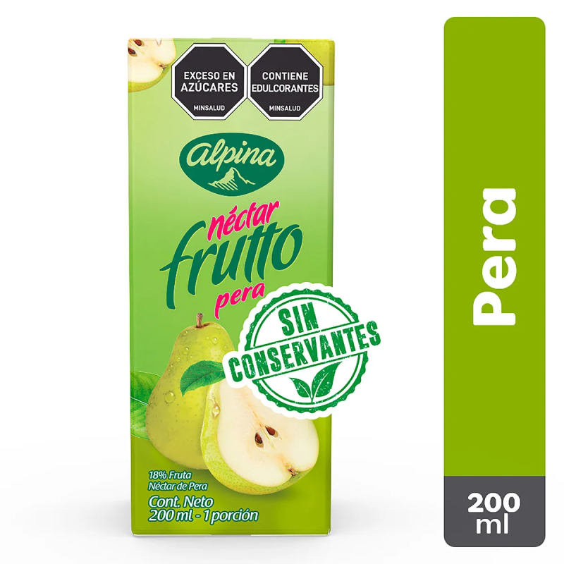 Jugo Frutto Pera Tetrapack 200 Ml