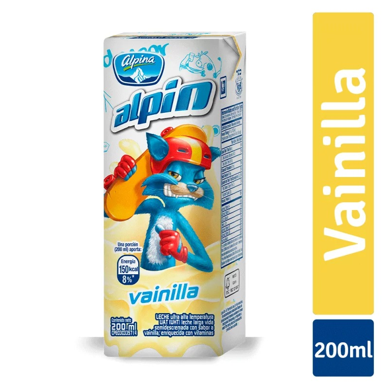 Leche Alpinx200ml Vain Caja