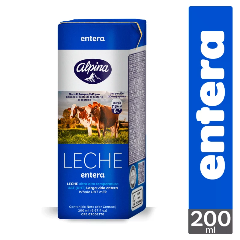 Leche Alpina Caja 200 Ml